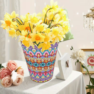 Diamond Painting Mandala Blumenvase